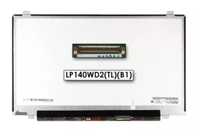 Gyári új matt 14.0' HD+ (1600x900) LED Slim kijelző (csatlakozó: 40 pin - jobb)