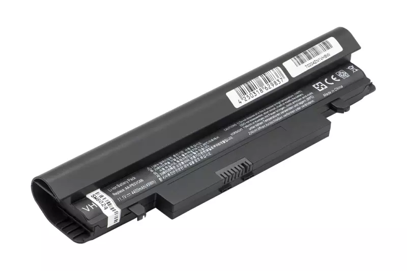 Samsung N N143 laptop akkumulátor, új, gyárival megegyező minőségű helyettesítő, 6 cellás (4400mAh - 5200mAh)