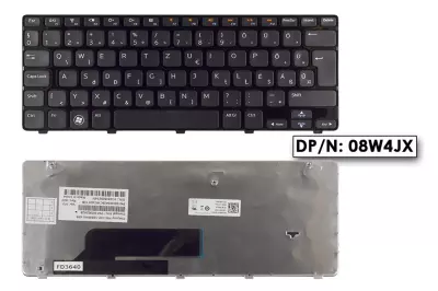 Dell Inspiron Mini 11, 1120, 1121 MAGYAR laptop billentyűzet, 08W4JX