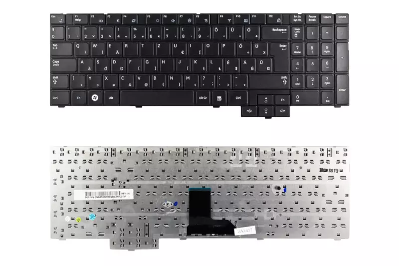 Samsung NP RV510 fekete magyar laptop billentyűzet