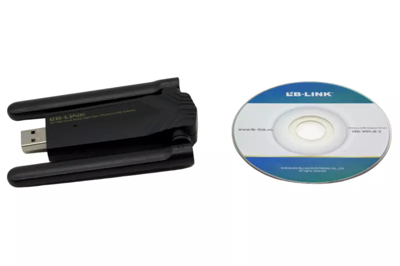 LB-LINK® AC1300 Dupla Antennával, Dual Band 2,4/5GHz, USB WiFi adapter (BL-WDN1300H)