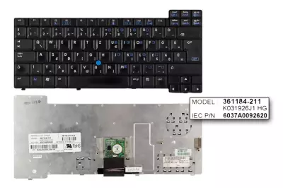 HP Compaq nc 6230 fekete magyar laptop billentyűzet