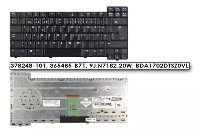 HP Compaq nx nx6315 fekete svéd/finn laptop billentyűzet