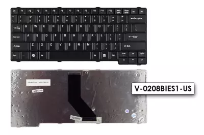 Toshiba Satellite L15 fekete US angol laptop billentyűzet