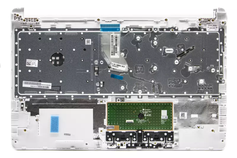 HP 15-BS, 15-BW gyári új magyar fehér billentyűzet modul touchpaddal (925009-211)
