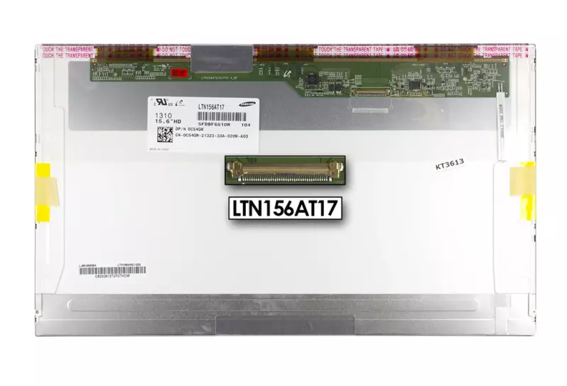 Asus X55 X55A matt, tükröződésmentes laptop kijelző 1366x768 (WXGA HD) beszerelési lehetőséggel