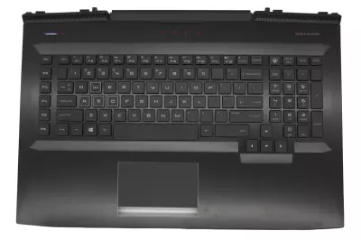 HP Omen 17T-AN100, 17-AN1 gyári új fekete-fehér  US angol háttér-világításos billentyűzet modul touchpaddal (230W, nagy Center-Pin DC nyílás) (L14992-001)