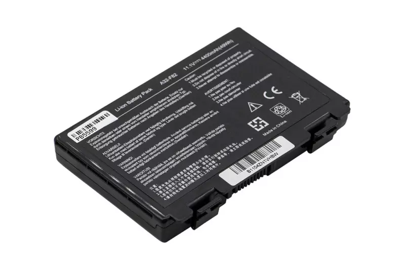 Asus K50 K50A laptop akkumulátor, új, gyárival megegyező minőségű helyettesítő, 6 cellás (4400mAh)