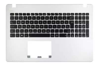 Asus F550 F550JX fehér-fekete magyar laptop billentyűzet