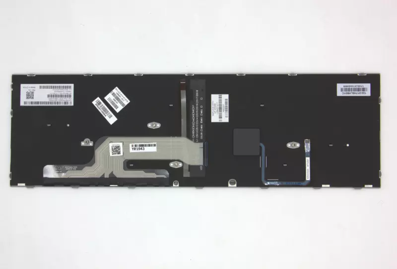 HP ZBook 15 G5 gyári új magyar, háttér világításos ezüst keretes billentyűzet trackpointtal (L28407-211)