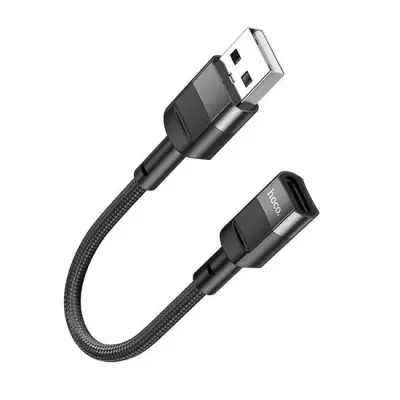 hoco. U107 USB (apa) - USB-C (anya)  Type-C átalakító adatkábel, töltőkábel, 10cm (U107)