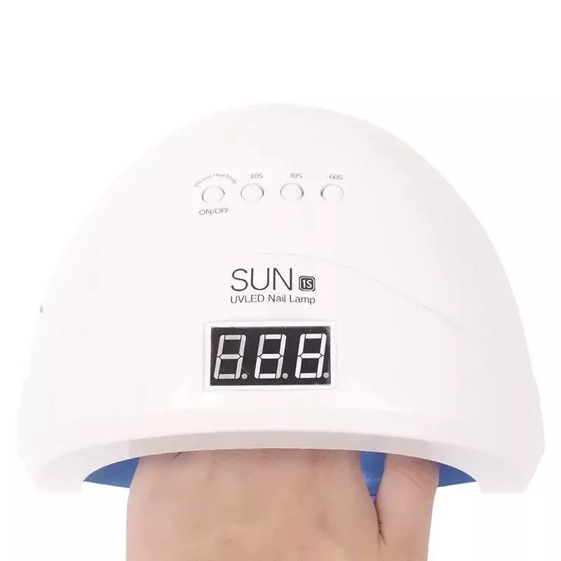 Sun 1S, Műkörmös körömszárító UV lámpa 30 Led-es, 48W, fehér