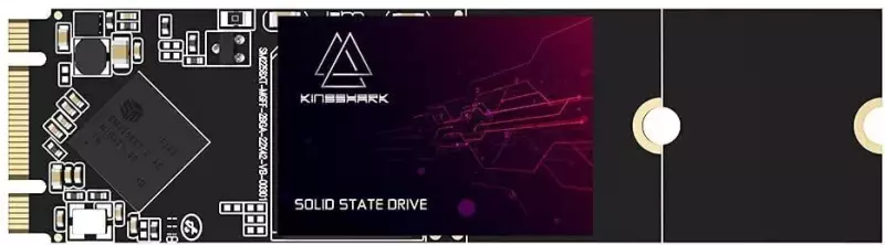 Kingshark 512GB gyári új M.2 állítható méretű (2280, letörhető 2260 és 2242-re) SATA SSD kártya