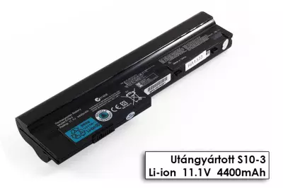 Lenovo IdeaPad S10-3S laptop akkumulátor, új, gyárival megegyező minőségű helyettesítő, 6 cellás (4400)