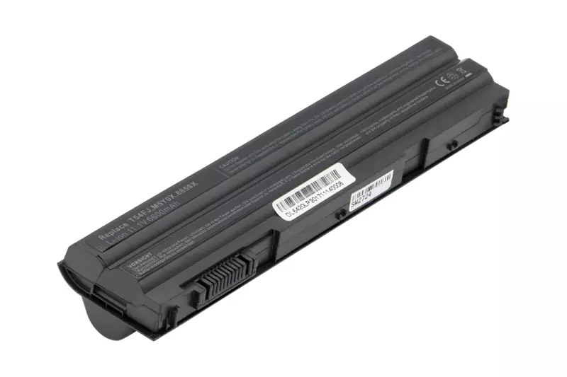 Dell Latitude E5530 laptop akkumulátor, új, gyárival megegyező minőségű helyettesítő, 9 cellás (6600mAh)