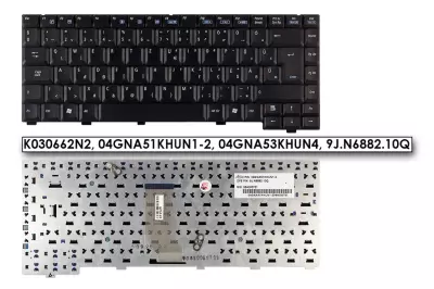 Asus A6000 (A6) A6NE fekete magyar laptop billentyűzet
