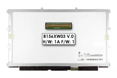 Gyári új fényes 15.6' WXGA HD (1366x768) LED Slim kijelző Asus UL50AG (csatlakozó: 40 pin - jobb)