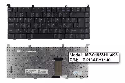 Dell Latitude V710 fekete magyar laptop billentyűzet