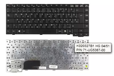 Fujitsu Amilo M1424 fekete magyar laptop billentyűzet