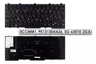 Dell Latitude E5490 fekete magyar laptop billentyűzet