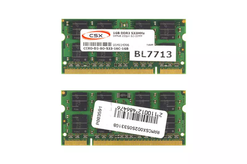 Samsung N N145 1GB DDR2 533MHz - PC200 laptop memória