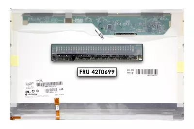 Lenovo T400, R400 gyári új matt 14.1' (1280x800) LED kijelző (csatlakozó: 12 pin BL + 30 pin SI jobb) LP141WX5-TLP2