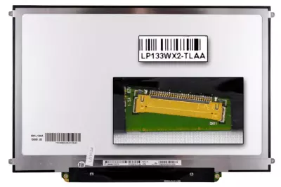 Gyári új fényes 13,3' (1280x800) LED Slim kijelző (csatlakozó: 30 pin - bal, elöl) LP133WX3-TLA6