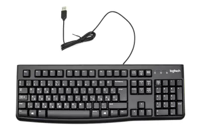 Logitech K120 fekete MAGYAR billentyűzet, USB vezetékes (920-002640)