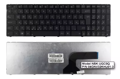 Asus A52 A52JU fekete magyar laptop billentyűzet