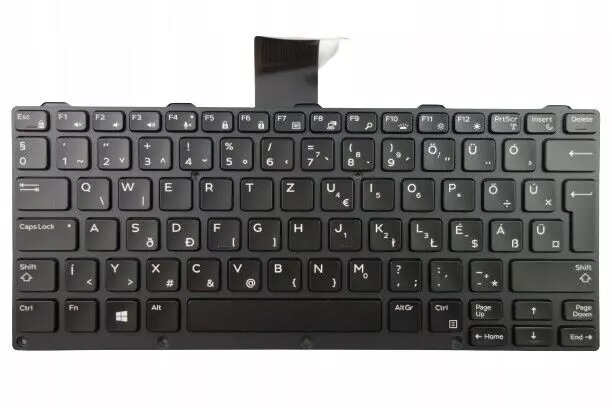 Dell Latitude 5414 Rugged MAGYAR háttér-világításos fekete laptop billentyűzet (JTM4V)