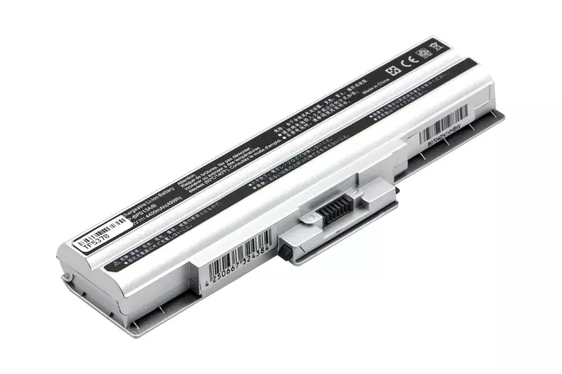 Sony Vaio VGN-SR220 laptop akkumulátor, új, gyárival megegyező minőségű helyettesítő, 6 cellás (4400mAh)