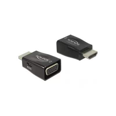 Delock átalakító adapter HDMI (male) - VGA (female)