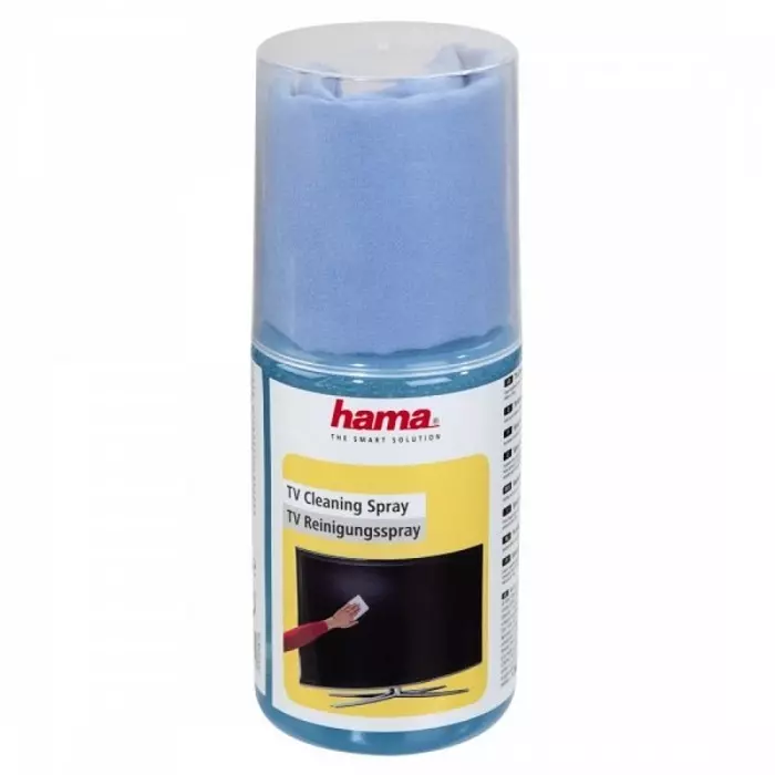HAMA TV és kijelző tisztító spray 200ml + mikroszálas törlő kendő (99095878)
