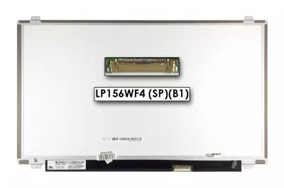 Gyári új matt 15.6' Full HD IPS (1920x1080) eDP IPS LED Slim kijelző (359,5mm széles) (csatlakozó: 30 pin - jobb)