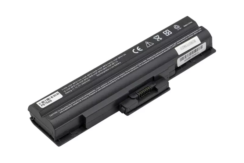 Sony Vaio VGN-NW180 laptop akkumulátor, új, gyárival megegyező minőségű helyettesítő, 6 cellás (4400-5000mAh)