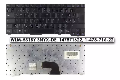 Sony Vaio VGN fekete magyarított laptop billentyűzet