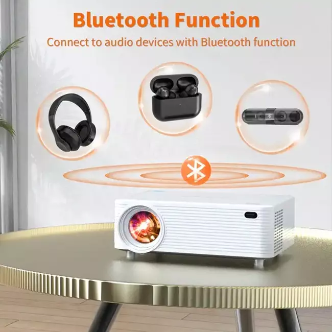 Projector TV A30 Full HD LED Projektor Natív 1920x1080p | WiFi | BlueTooth | Android 9.0 | 350 ANSI Lumen | MAGYAR nyelvű menüvel