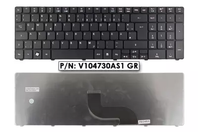 Acer Aspire 5538G fekete német  laptop billentyűzet