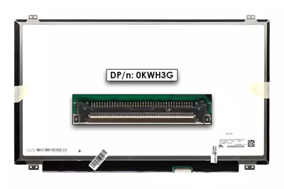 Gyári új fényes 15.6 Full HD (1920x1080) eDP IPS LED Slim érintőképernyős kijelző (csatlakozó: 40 pin - jobb)