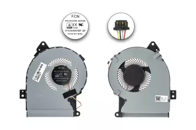 Asus X541NA, X541SA, X541UA gyári új hűtő ventilátor, beszerelési lehetőséggel, (13NB0CG0T11011, 13NB0E80T01011)