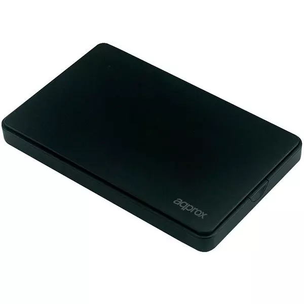 Aqprox 2.5' SATA HDD USB3.0-s fekete külső ház