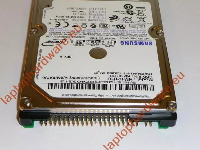 120GB 5400RPM 2,5'' IDE (PATA, Ultra ATA/100) gyári új winchester, HDD