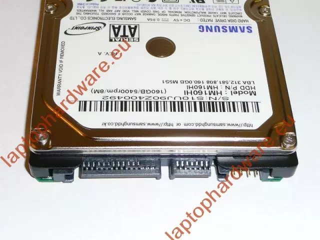 160GB 5400RPM 2,5'' SATA (1,5Gbit/s) gyári új winchester, HDD