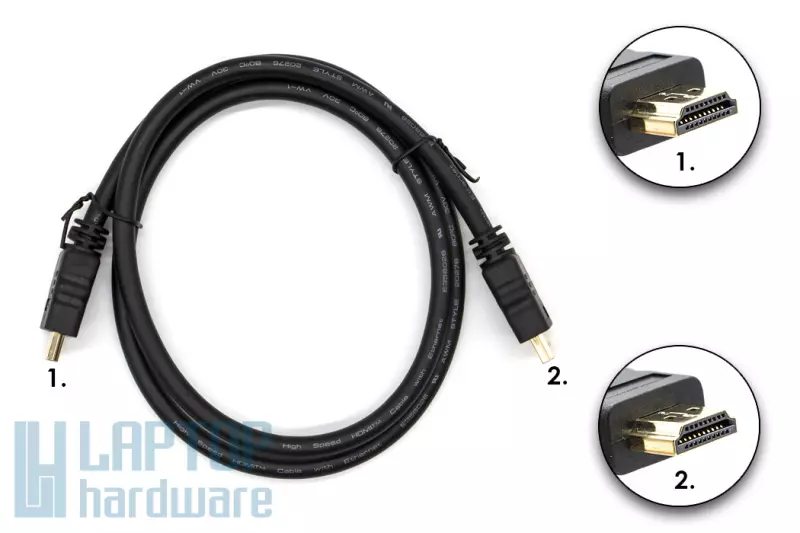 Nedis 1m Male/Male HDMI összekötő kábel