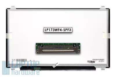 Használt matt 17.3'' Full HD (1920x1080) eDP LED IPS Slim kijelző (csatlakozó: 30 pin - bal) (m: 242mm, sz: 399,5mm)
