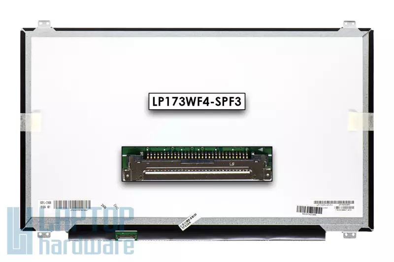 Használt matt 17.3' Full HD (1920x1080) eDP LED IPS Slim kijelző (csatlakozó: 30 pin - bal) (m: 242mm, sz: 399,5mm)