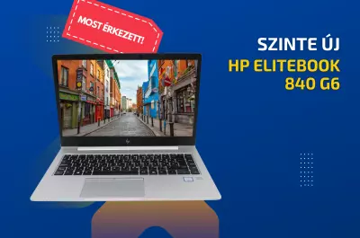 HP EliteBook 840 G6 | 14 colos Full HD kijelző | Intel Core i7-8565U | 8GB RAM | 256GB SSD | Magyar billentyűzet | Windows 10 PRO + 2 év garancia!