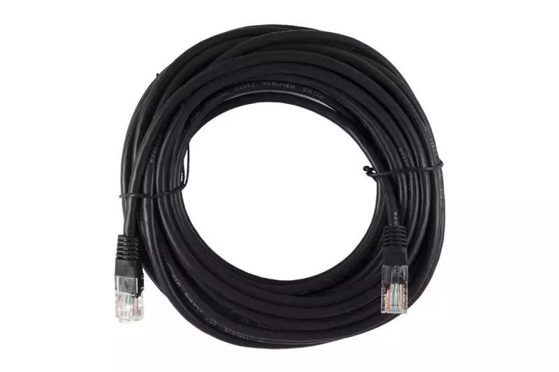 10m CAT.5E fekete UTP Patch kábel, WL021BG-10 BL