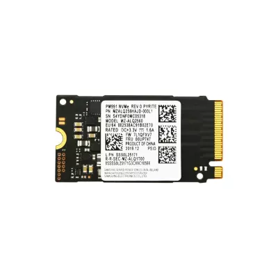 Samsung 256GB PCI-E NVMe M.2 SSD meghajtó, (2242) (MZ-ALQ2560)