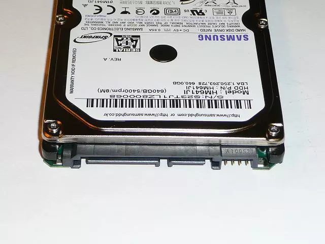 640GB 5400RPM 2,5'' SATA (3Gbit/s) gyári új winchester, HDD